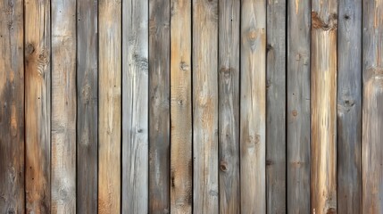 Rustic wooden plank wall with natural weathered texture