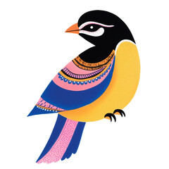 Stylized animal illustration with modern design and vibrant colors. Perfect for creative projects, decoration, and graphic design