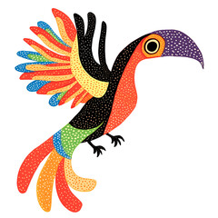 Stylized animal illustration with modern design and vibrant colors. Perfect for creative projects, decoration, and graphic design