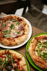 Delicious assortment of pizzas with various toppings, perfect for sharing and pizza night gatherings