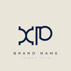 X and P logo design. XP abstract Letters Logo Monogram. This logo design is the process of creating a visual symbol that represents a brand, company, or individual.