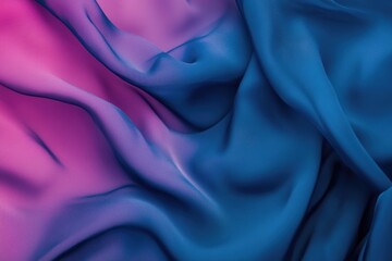 Obraz premium High-quality photo of a close-up shot of a purple and blue fabric texture