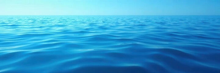 Serene ocean-like blue gradient, smooth texture, design, background