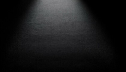 black background with center spotlight grey gradient grainy texture and cinematic lighting in a minimalist studio flat lay