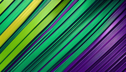 colorful diagonal stripes in shades of green and purple