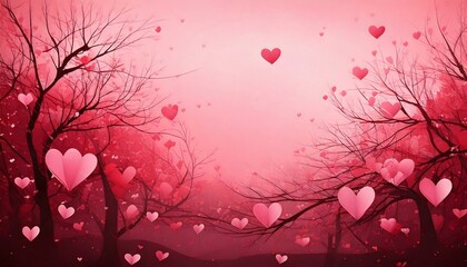 Abstract heart background. Love concept, valentine day greeting card.