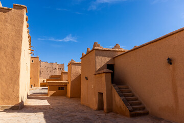 Morocco, Ouarzazate Province. Kasbah of Taourirt