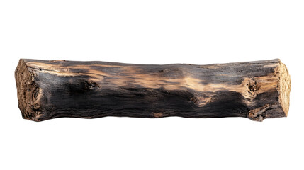 Charred Wood Log  Rustic Dark Brown Timber  Burnt Wood Texture  Fireplace Wood  Natural Wo