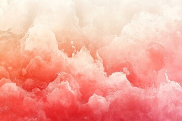 Obraz premium Abstract painting with mesmerizing blend of red and white colors creating a dynamic and visually appealing artwork