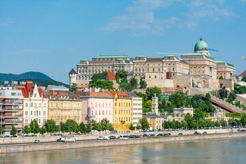 Fototapeta premium Budapest Architecture of the city. Hungarian landmarks Royal Palace in Budapest