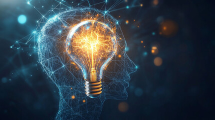 Intellectual property hologram composed of polygons and lines. A low-poly structure representing innovation and protection in a sleek, modern vector concept.