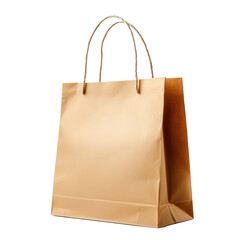 Brown Paper Shopping Bag with Rope Handles