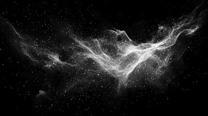 Resuscitation of particles on a dark background. Resuscitation of circles and dots