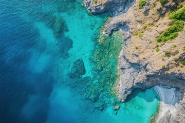 Explore the breathtaking azure waters and tranquil shorelines of a hidden coastal paradise under the sun