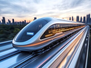 Innovative means of transport such as Hyperloop or train