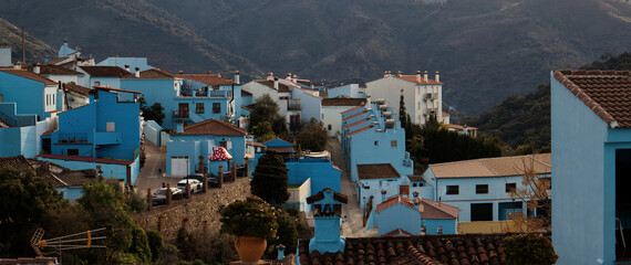 Fototapeta premium Blue Smurf Village of Juzcar.
