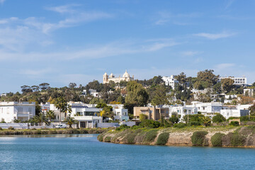 Naklejka premium Tunis, Tunisia. The waterfront of Carthage.