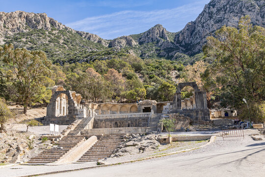 Zaghouan, Tunisia. Ruins of the Roman Water Temple.