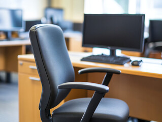 Modern Interior Design with Office Chair and Desk