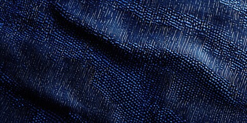 Dark blue denim fabric texture