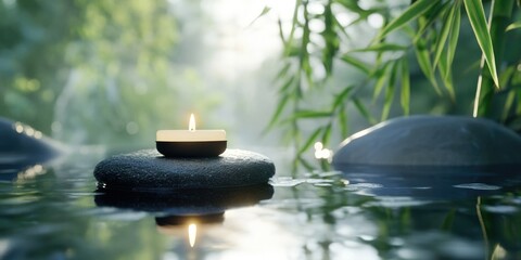 Naklejka premium Peaceful Zen Garden