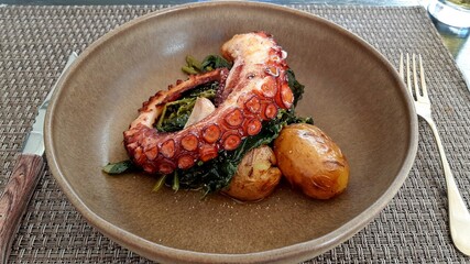 Lagareiro octopus typical Lisbon tourism Portugal © Navacepe