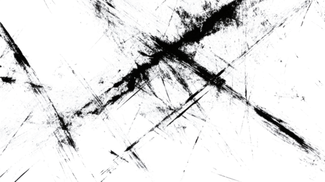 black and white grunge background isolated on white