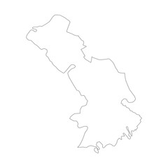 Astrakhan blank outline map