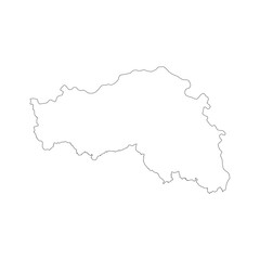 Belgorod blank outline map