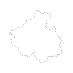 Gorno-Altay blank outline map