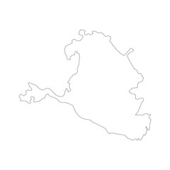 Kalmyk blank outline map