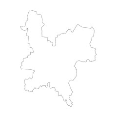 Kirov blank outline map