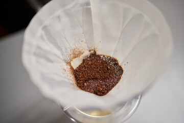 Brewing a delectable cup of Coffee using a Drip Filter technique enhances the entire experience