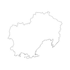 Maga Buryatdan blank outline map
