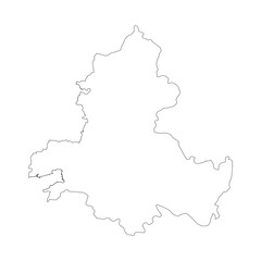 Rostov blank outline map