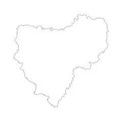 Smolensk blank outline map