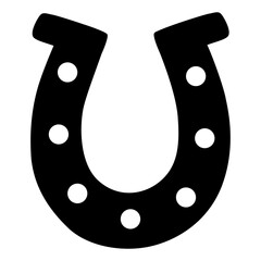 Horse shoe icon in transparent background © AnukulChandra