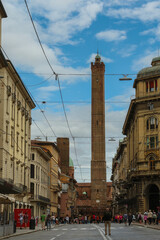 Obraz premium City tower of Bologna, Italy