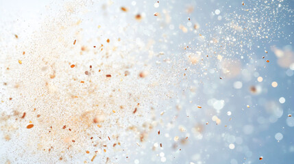 The plane of the particles. The plane climbs and the wind it rips small pieces. The plane from points. Vector illustration.