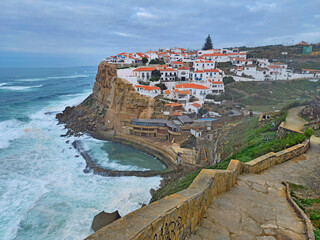 Azenhas do Mar, village, cliff ,Lisbon, Portugal, Sintra,