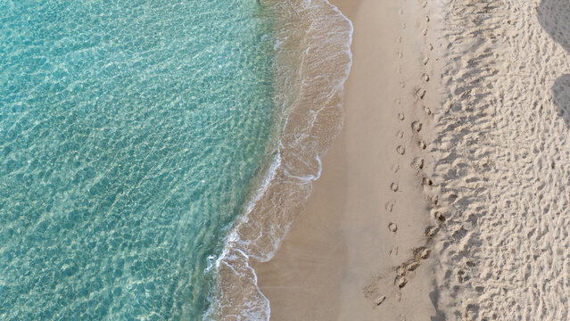 Simos beach in Elafonisos, Greece