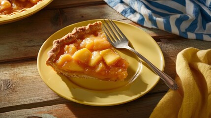 A Slice of Peachy Perfection: Exquisite Homemade Peach Pie