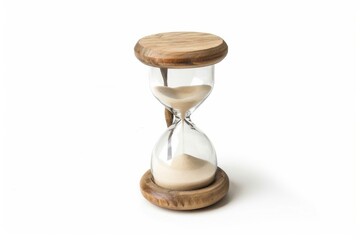 Elegance in motion: an hourglass design symbolizing the essence of time