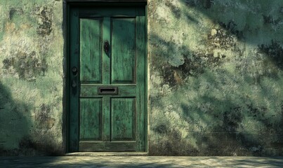 old green door