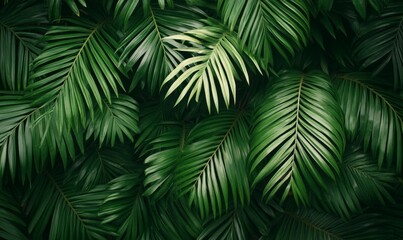 palm leaf texture natural tropical green leaf close up