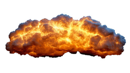 Fototapeta premium PNG Sci-fi 80s giant thunder storm cloud background fire outdoors.