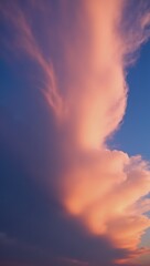 Fototapeta premium Breathtaking sunset clouds fill the sky