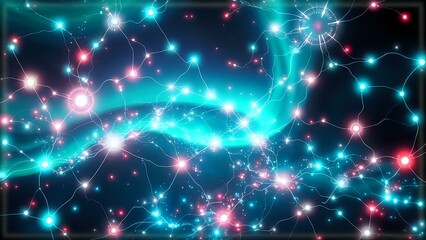 Obraz premium Cosmic Wonder: Nebula-Crowned Galaxy in Deep Space