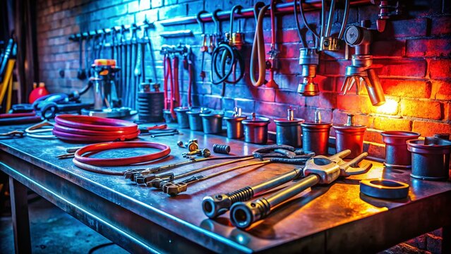 Automotive Brake Bleeding Tools: Clean & Organized Repair Kit