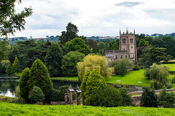 Exploring the English countryside in Derbyshire, England.